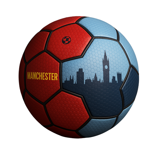 Manchester Skyline Pro Football – Thermal Bonded Size 5 Match Ball
